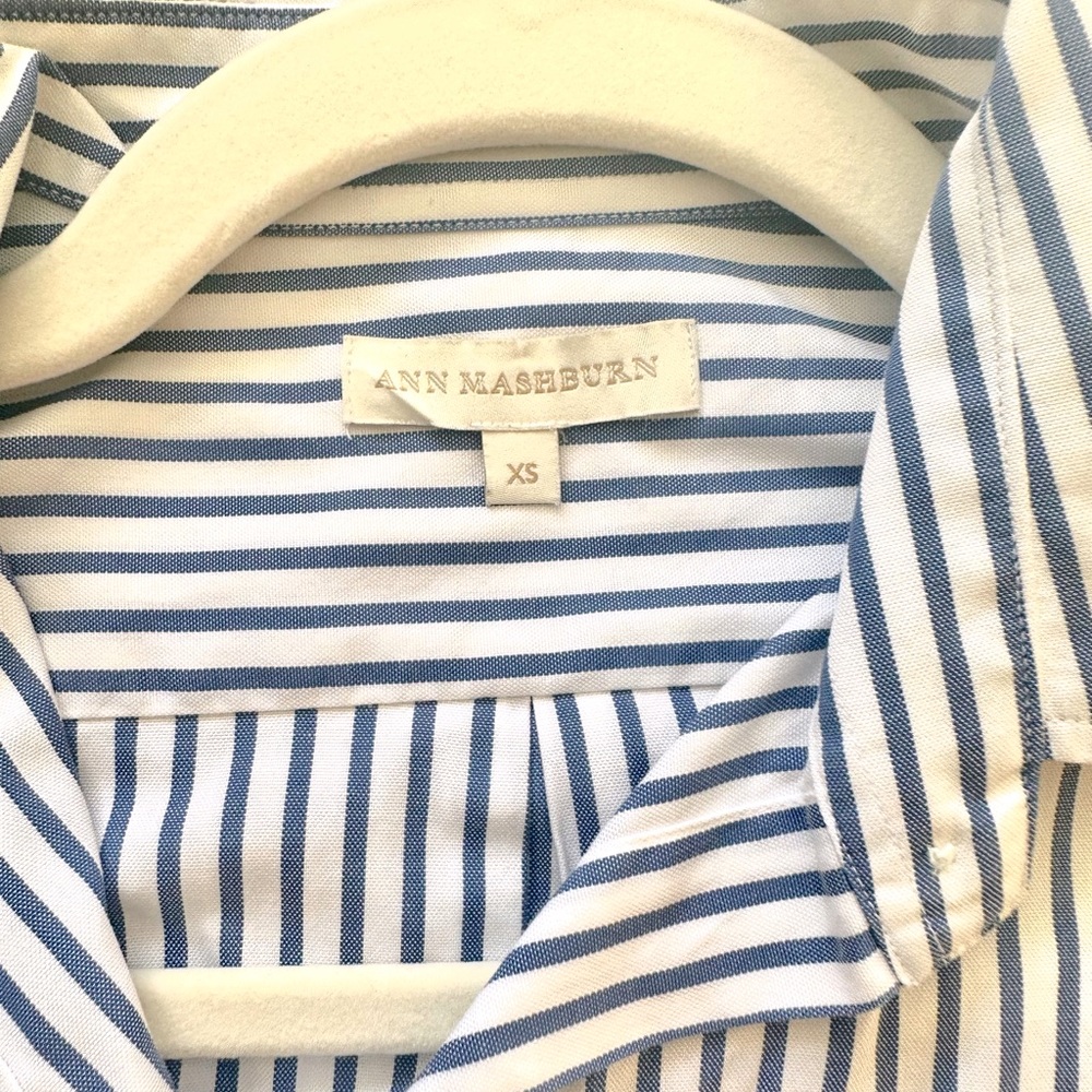 ANN MASHBURN collar shirt